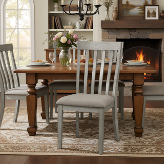 Sunvega Gray Fabric Upholstered 1pc Bench with Wood Frame for Dining Room