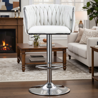 Sunvega 360 Degree Swivel Adjustable Counter Height Bar Stools Set of 2