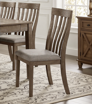 Sunvega Gray Fabric Upholstered 1pc Bench with Wood Frame for Dining Room