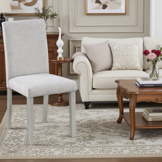 Sunvega Stylish Solid Wood Counter Height Chairs with Padded Seat for Dining Room