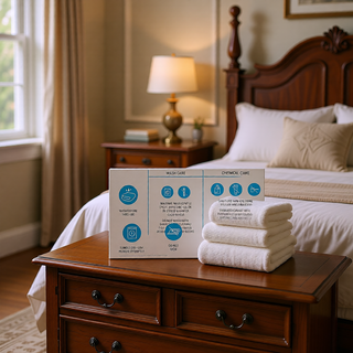 Sunvega Antimicrobial Jacquard Waffle Cotton Towel Set with Dobby Cuff and Quick Dry