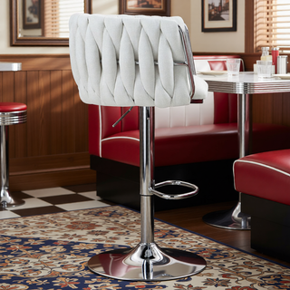 Sunvega 360 Degree Swivel Adjustable Counter Height Bar Stools Set of 2