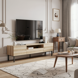 Sunvega Modern Minimalist Six Drawer Storage Cabinet with Two-Tone Design