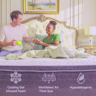 Sunvega Orthopedic Queen Cooling Gel Hybrid Mattress with Pressure Relief