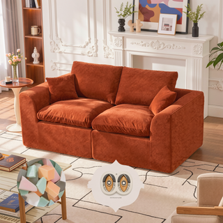 Sunvega Modular Cloud Couch Sofa with Removable Cushion Covers for Living Room