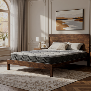 Sunvega Hybrid 12 Inch Medium Firm Queen Mattress with Pocketed Coils