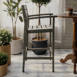 Sunvega Sleek Outdoor Barstool for Adding Summertime Feeling to Your Home