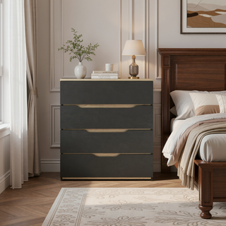 Sunvega California Drawer Dresser with Four Spacious Drawers and a Superior Top