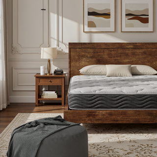 Sunvega Hybrid 12 Inch Medium Firm Queen Mattress with Pocketed Coils