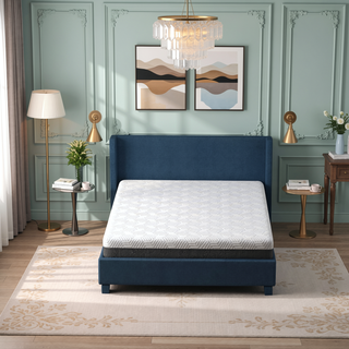 Sunvega Queen Medium Firm Mattress with Phase Change Cooling Cover and Gel Memory Foam