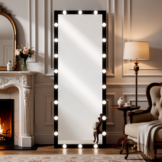 Sunvega Hollywood Full Length Floor Mirror with 3 Color Modes for Dressing Room