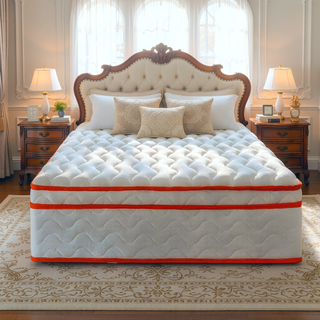 Sunvega King Size 10 Inch Hybrid Mattress with Memory Foam and Pocket Springs