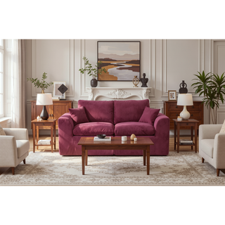 Sunvega Modular Cloud Couch Sofa with Removable Cushion Covers for Living Room