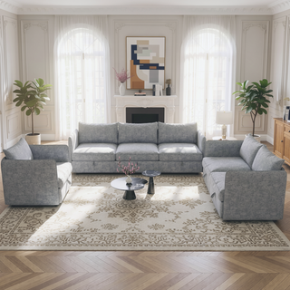 Sunvega Modular Sectional Sofa Seat With Storage and Convertible Sleeper Function