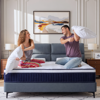 Sunvega 10 Inch Medium Firm Hybrid Mattress in a Box with CertiPUR-US Certified Memory Foam