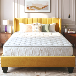 Sunvega 9 in. Full Size Pocket Coil Spring Mattress with Pressure Relief and Low Motion Transfer