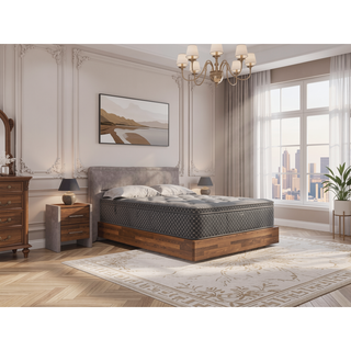 Sunvega 13" Quilted Eurotop Hybrid Twin XL Plush Mattress with Cooling Gel Memory Foam