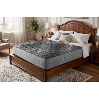 Sunvega 14 Inch Firm Quilted Twin XL Mattress with Ice Cover and Copper Gel Infusion