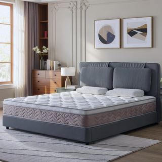 Sunvega 12 Inch Hybrid Mattress with Gel Memory Foam and Pocket Springs for Medium Firm Support