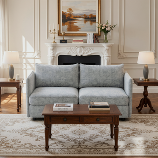 Sunvega Modular Sectional Sofa Seat With Storage and Convertible Sleeper Function