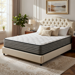 Sunvega 12" King Size Hybrid Plush Top Gel Memory Foam & Pocket Spring Mattress