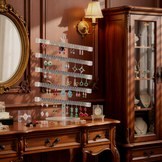 Sunvega Jewelry Cabinet Armoire with Full Length Mirror and Lockable Storage