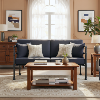 Sunvega Brantley Gray Velvet Upholstered Bench with Memory Foam Cushion