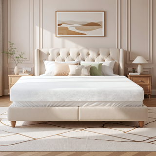 Sunvega Twin-XL 8 Inch Soft Gel Memory Foam Mattress with Cooling Aloe Vera Infusion