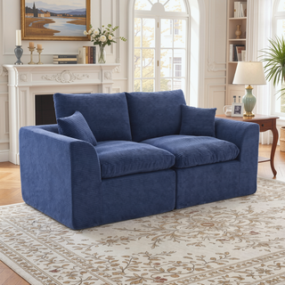 Sunvega Modular Cloud Couch Sofa with Removable Cushion Covers for Living Room