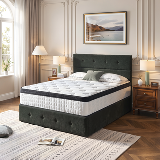 Sunvega 12 Inch Twin XL Memory Foam Hybrid Mattress with Cool Breathable Cover and Edge Support