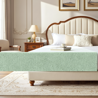 Sunvega Twin Green Tea Memory Foam Mattress Fiberglass Free in a Box