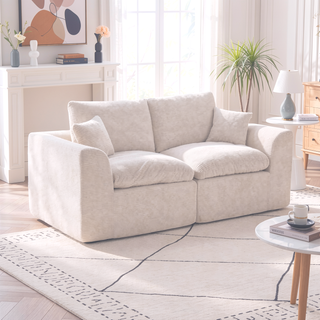 Sunvega Modular Cloud Couch Sofa with Removable Cushion Covers for Living Room