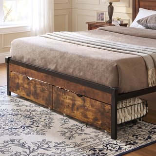 Sunvega Full Bed Underbed Storage Drawers with Wheels for Easy Access