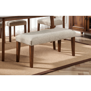 Sunvega Mid-century Style Dining Room Chair with Plush Upholstered Seats and Warm Wood Finish