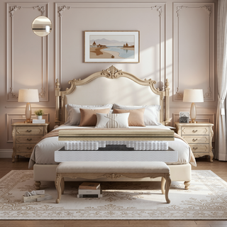 Sunvega 9 in. Full Size Pocket Coil Spring Mattress with Pressure Relief and Low Motion Transfer