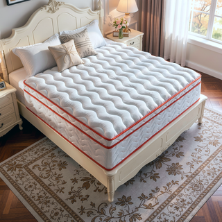Sunvega 12 Inch Hybrid Memory Foam and Pocket Spring Mattress with Medium Firm Support