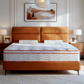 Sunvega King Size 10 Inch Hybrid Mattress with Memory Foam and Pocket Springs