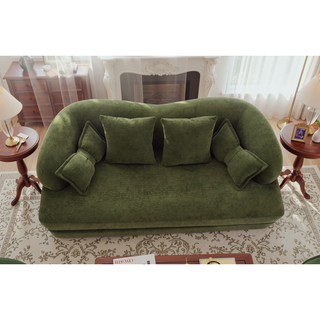 Sunvega 70 Inch Foldable Sofa Bed with 4 Pillows for Living Room Apartment