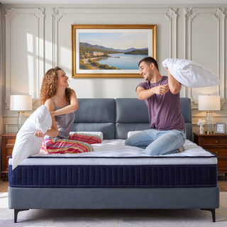 Sunvega 10 Inch Medium Firm Hybrid Mattress in a Box with CertiPUR-US Certified Memory Foam