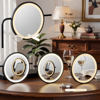 Sunvega Makeup Vanity Desk with 3-Mode Lighted Mirror and Wireless Charging Station