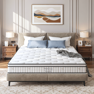 Sunvega 10 Inch Twin Size Hybrid Mattress with Individually Pocketed Innerspring
