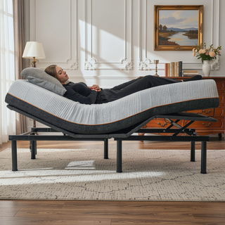 Sunvega Voice Activated Adjustable Bed Frame with Zero Gravity Settings for Queen Size