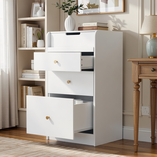 Sunvega White Teen Dream Vanity Desk with Mirror Chair and Storage for Bedroom