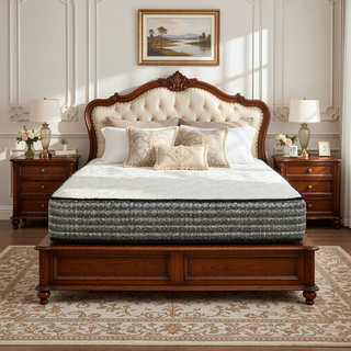 Sunvega 12" King Size Hybrid Plush Top Gel Memory Foam & Pocket Spring Mattress