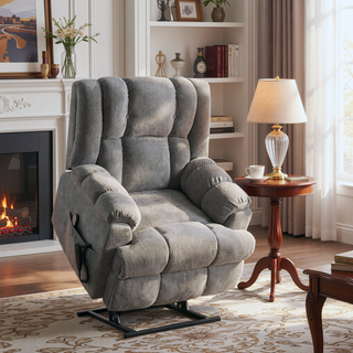 Sunvega Dual Motor Lift Recliner Chair with Massage Lumbar Heat and Power Remote