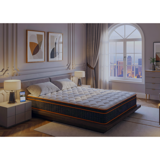 Sunvega 12 Inch King Size Hybrid Mattress with Memory Foam and Pocket Springs for Support