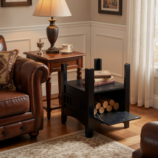Sunvega Espresso Extension Counter Dining Table with Rich Brown Finish and Modern Aesthetic