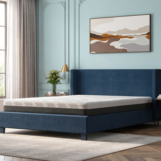 Sunvega Queen Medium Firm Mattress with Phase Change Cooling Cover and Gel Memory Foam