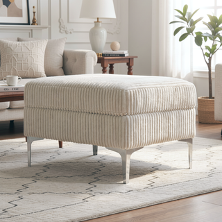 Sunvega Modular Sofa Single Armrest Backrest Module with Convertible Corduroy Fabric