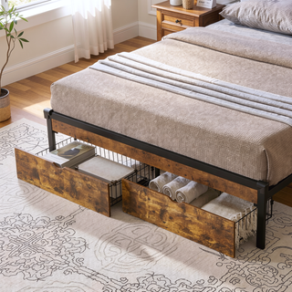 Sunvega Full Bed Underbed Storage Drawers with Wheels for Easy Access